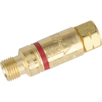 Flashback Arrestors - Oxy/Fuel Gas, Fuel Gas (red)/Oxygen (green), Torch Style Pronet Distribution
