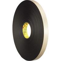Double-Coated Foam Tape, 66 m (216') L x 12.7 mm (1/2") W, 31 mils, Polyethylene Pronet Distribution