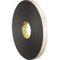 Double-Coated Foam Tape, 33 m (108') L x 12.7 mm (1/2") W, 62 mils, Polyethylene Pronet Distribution
