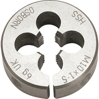 Fili&egrave;re ronde segment&eacute;e, Filet de M10 X 1,5, Acier rapide Pronet Distribution