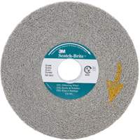 Meules d'&eacute;barbage EXL Scotch-Brite, 6" x 1", Arbre de 1", Oxyde d'aluminium Pronet Distribution