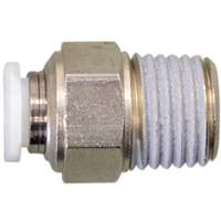 Connecteur filet&eacute; droit, 1/4", Laiton, Filetage NPT Pronet Distribution