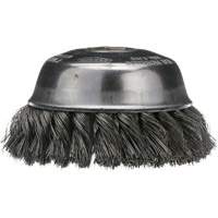 Knotted Cup Brush, 4" Dia. x 5/8"-11 Arbor Pronet Distribution