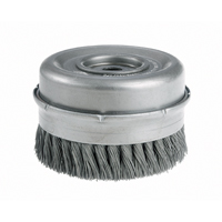 Knot Wire Cup Brushes with Bridle - Heavy-Duty, 4" Dia. x 5/8"-11 Arbor Pronet Distribution