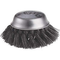 Knot Wire Cup Brushes - Stagger Row, 5-3/4" Dia. x 5/8"-11 Arbor Pronet Distribution