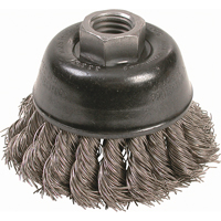 Knot Wire Cup Brushes - High Speed Small Grinder, 2-3/4" Dia. x 5/8"-11 Arbor Pronet Distribution