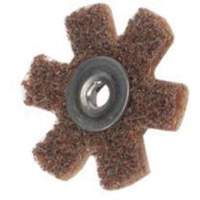 Disque abrasif en forme d'&eacute;toile pour pr&eacute;paration de surface Abrasotex , 1-1/2" dia., Grain Cors&eacute;, Oxyde d'aluminium Pronet Distribution