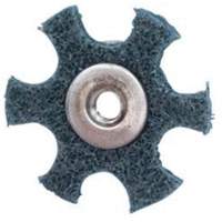 Disque abrasif en forme d'&eacute;toile pour pr&eacute;paration de surface Abrasotex , 1-1/2" dia., Grain Tr&egrave;s fin, Oxyde d'aluminium Pronet Distribution
