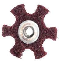 Disque abrasif en forme d'&eacute;toile pour pr&eacute;paration de surface Abrasotex , 2" dia., Grain Moyen, Oxyde d'aluminium Pronet Distribution