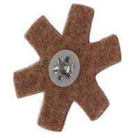 Disque abrasif en forme d'&eacute;toile pour pr&eacute;paration de surface Abrasotex , 3" dia., Grain Cors&eacute;, Oxyde d'aluminium Pronet Distribution