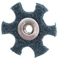 Disque abrasif en forme d'&eacute;toile pour pr&eacute;paration de surface Abrasotex , 3" dia., Grain Tr&egrave;s fin, Oxyde d'aluminium Pronet Distribution