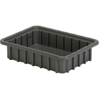 Contenants Divider Box, Poly&eacute;thyl&egrave;ne, 10,8" la x 8,3" p x 2,5" h, Gris Pronet Distribution