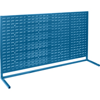 Supports d'&eacute;tabli &agrave; fentes - Supports seulement, 0 bacs, 72" la x 15" p x 40" h Pronet Distribution