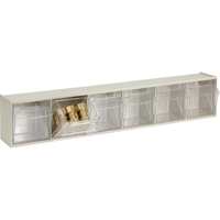 Syst&egrave;me de casiers modulaires Tip-Out, 23-5/8" la x 3-5/8" p x 4-1/2" h, 6 tiroirs Pronet Distribution