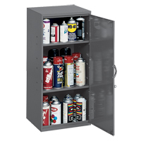 Utility Cabinet, Steel, 2 Shelves, 30" H x 13-3/4" W x 12-3/4" D, Grey Pronet Distribution
