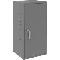 Utility Cabinet, Steel, 2 Shelves, 30" H x 13-3/4" W x 12-3/4" D, Grey Pronet Distribution
