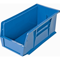 Bacs ultra empilable & suspendable, 5-1/2" la, 5" h x 10-7/8" p, Bleu Pronet Distribution