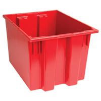 Contenants Stack & Nest, 13" x 19,5" x 15,5", Rouge Pronet Distribution