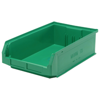 Contenants g&eacute;ants empilables, 12,375" la x 19,75" p x 5,875" h, Vert Pronet Distribution