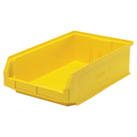 Contenants g&eacute;ants empilables, 12,375" la x 19,75" p x 5,875" h, Jaune Pronet Distribution