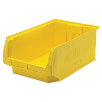 Contenants g&eacute;ants empilables, 12,375" la x 19,75" p x 7,875" h, Jaune Pronet Distribution