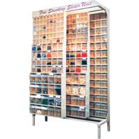 SYST&egrave;ME COULISSANT A/56BACS16"PX74"HX48"LA, 48" la x 18" p x 77" h, 56 bacs Pronet Distribution