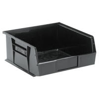 Bacs ultra empilable & suspendable, 11" la, 5" h x 10-7/8" p, Noir Pronet Distribution