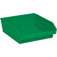 Bacs pour tablette, 11-1/8" la x 4" H x 11-5/8" p, Vert, Capacit&eacute; 30 lb Pronet Distribution
