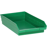 Bacs pour tablette, 11-1/8" la x 4" H x 17-7/8" p, Vert, Capacit&eacute; 40 lb Pronet Distribution