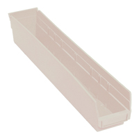 Economy Shelf Bin, 4-1/8" W x 4" H x 23-5/8" D, Ivory Pronet Distribution