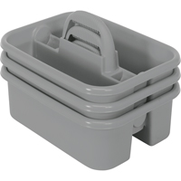 Supply Caddy, 8-3/4" x 13-3/8" x 13-3/8", Grey Pronet Distribution