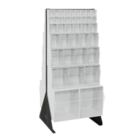 Support pour bacs basculants, 23-5/8" la x 16" p x 52" h, 76 tiroirs Pronet Distribution