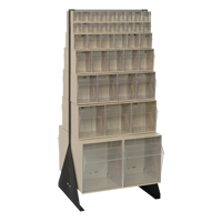 Support pour bacs basculants, 23-5/8" la x 16" p x 52" h, 76 tiroirs Pronet Distribution