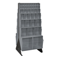 Support pour bacs basculants, 23-5/8" la x 16" p x 52" h, 76 tiroirs Pronet Distribution