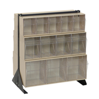 Support pour bacs basculants, 23-5/8" la x 16" p x 28" h, 24 tiroirs Pronet Distribution
