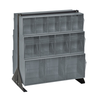 Support pour bacs basculants, 23-5/8" la x 16" p x 28" h, 24 tiroirs Pronet Distribution