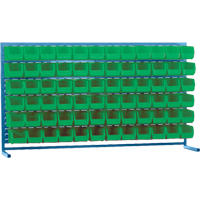 Rayonnage &agrave; persienne avec bacs, 72 bacs, 72" la x 15" p x 40" h Pronet Distribution