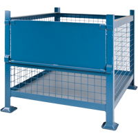 Contenants de vrac empilables, 34,5" la x 40,5" p x 30" h, Capacit&eacute; de 3000 lb Pronet Distribution