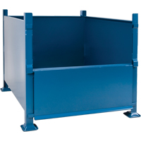 Bulk Stacking Containers, 30" H x 34.5" W x 40.5" D, 3500 lbs. Capacity Pronet Distribution