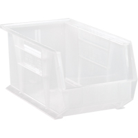 Bac transparent ultra empilable & suspendable, 8-1/4" la, 7" h x 14-3/4" p, Transparent Pronet Distribution