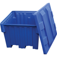 Nesting Forklift Bin, 42" W x 48" D x 30" H, Blue Pronet Distribution