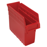 Bacs pour &eacute;tag&egrave;re Store-Max, 4-3/8" la x 8" H x 11-5/8" p, Rouge, Capacit&eacute; 44 lb Pronet Distribution