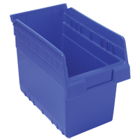 Bacs pour &eacute;tag&egrave;re Store-Max, 6-5/8" la x 8" H x 11-5/8" p, Bleu, Capacit&eacute; 44 lb Pronet Distribution