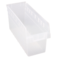 Bacs pour &eacute;tag&egrave;re Store-Max, 6-5/8" la x 8" H x 17-7/8" p, Transparent, Capacit&eacute; 56 lb Pronet Distribution
