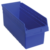 Bacs pour &eacute;tag&egrave;re Store-Max, 8-3/8" la x 8" H x 17-7/8" p, Bleu, Capacit&eacute; 56 lb Pronet Distribution