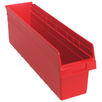 Bacs pour &eacute;tag&egrave;re Store-Max, 6-5/8" la x 8" H x 23-5/8" p, Rouge, Capacit&eacute; 68 lb Pronet Distribution