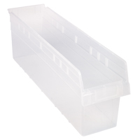 Bacs pour &eacute;tag&egrave;re Store-Max, 6-5/8" la x 8" H x 23-5/8" p, Transparent, Capacit&eacute; 68 lb Pronet Distribution