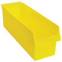 Bacs pour &eacute;tag&egrave;re Store-Max, 8-3/8" la x 8" H x 23-5/8" p, Jaune, Capacit&eacute; 68 lb Pronet Distribution