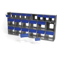 Compartiments pour bacs inclinables, 23-5/8" la x 3-5/8" p x 11-1/6" h, 21 tiroirs Pronet Distribution