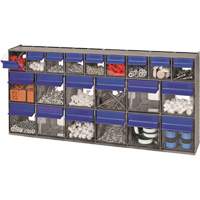Compartiments pour bacs inclinables, 23-5/8" la x 3-5/8" p x 11-1/6" h, 21 tiroirs Pronet Distribution